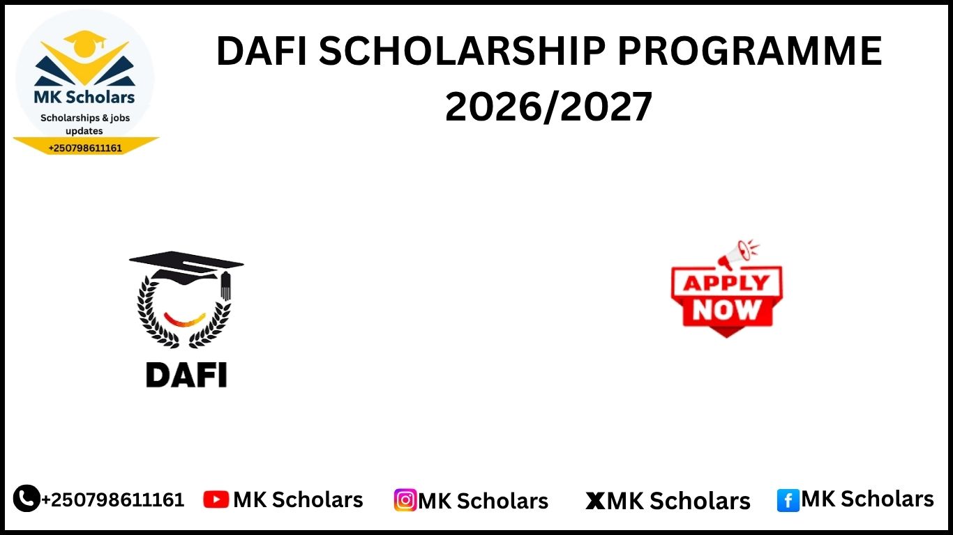 DAFI SCHOLARSHIP PROGRAMME 2026/2027
